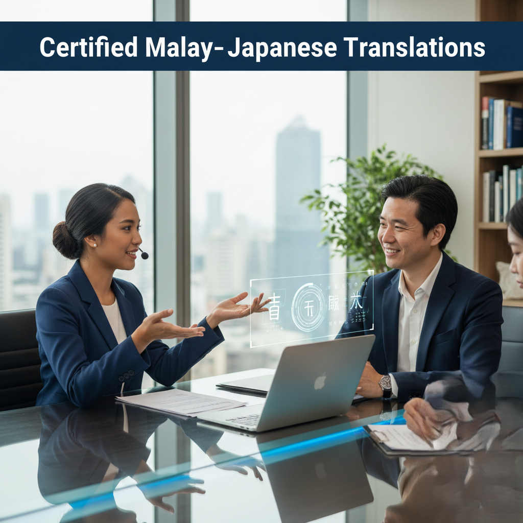Certified Malay–Japanese Translations